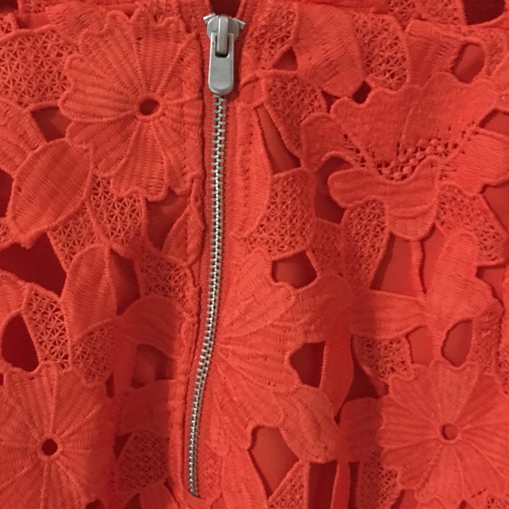Warn once Free People Saylor Orange Open Back Dress - Picture 6 of 8